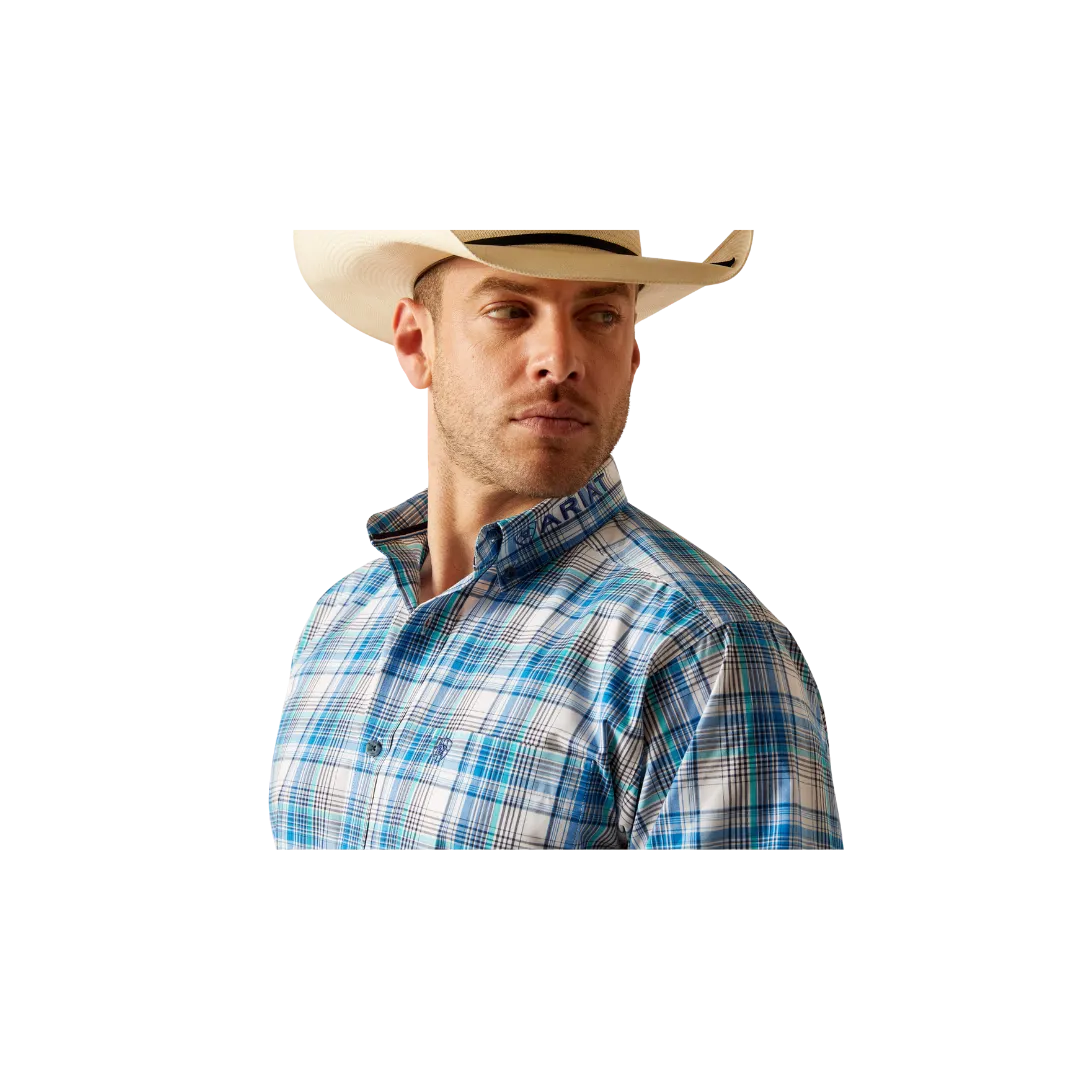 Ariat Men's Pro Series Team Griffen Classic Fit White Shirt