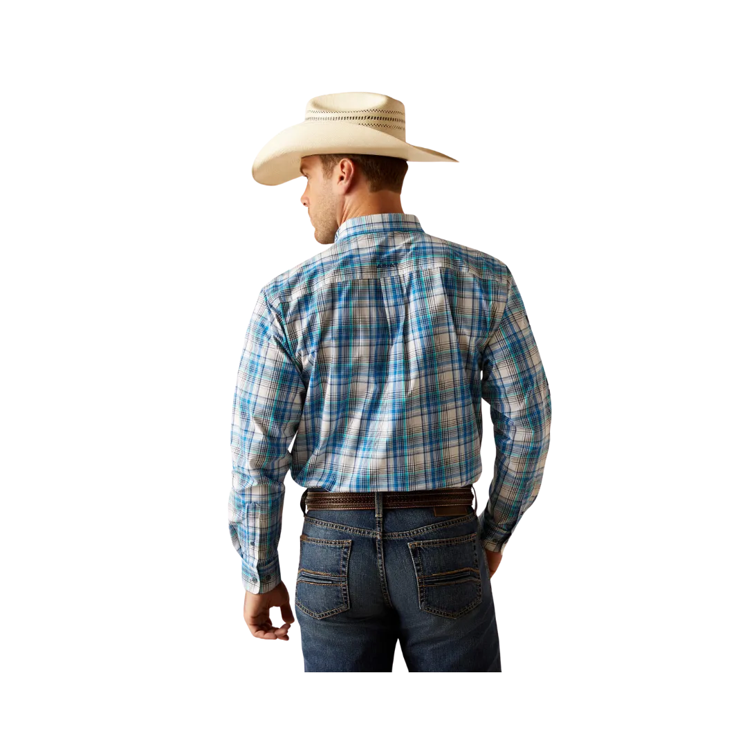 Ariat Men's Pro Series Team Griffen Classic Fit White Shirt