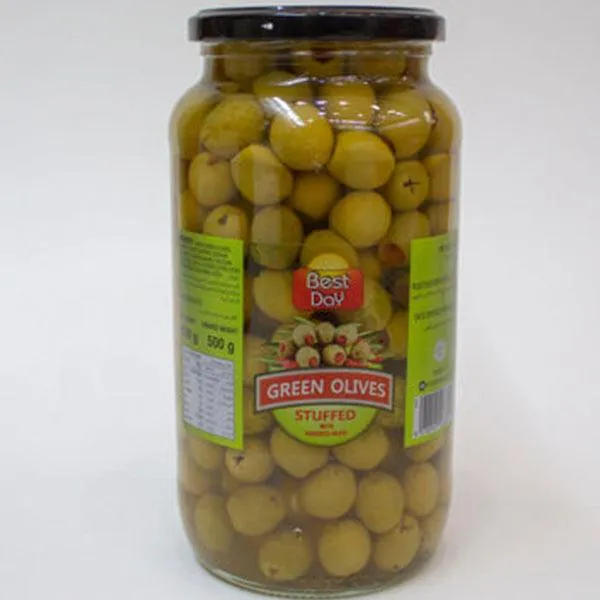 BEST DAY GREEN OLIVE STUFFED 150GM
