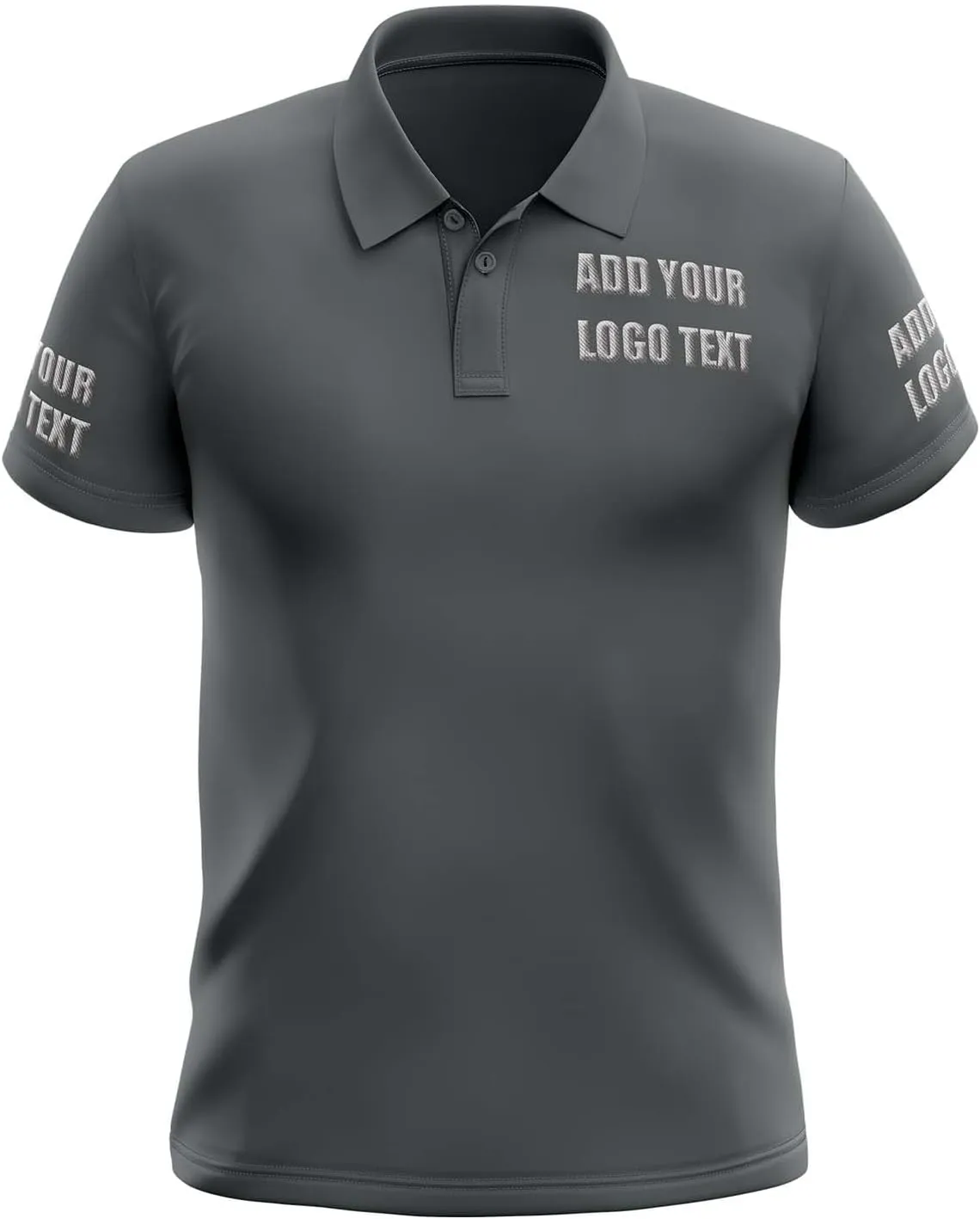 Custom Polo Shirts for Men Women Personalized Design Your Own Text Logo Name Embroidered Dry Fit Golf Shirt