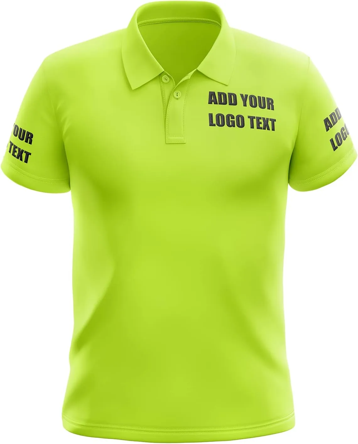 Custom Polo Shirts for Men Women Personalized Design Your Own Text Logo Name Embroidered Dry Fit Golf Shirt