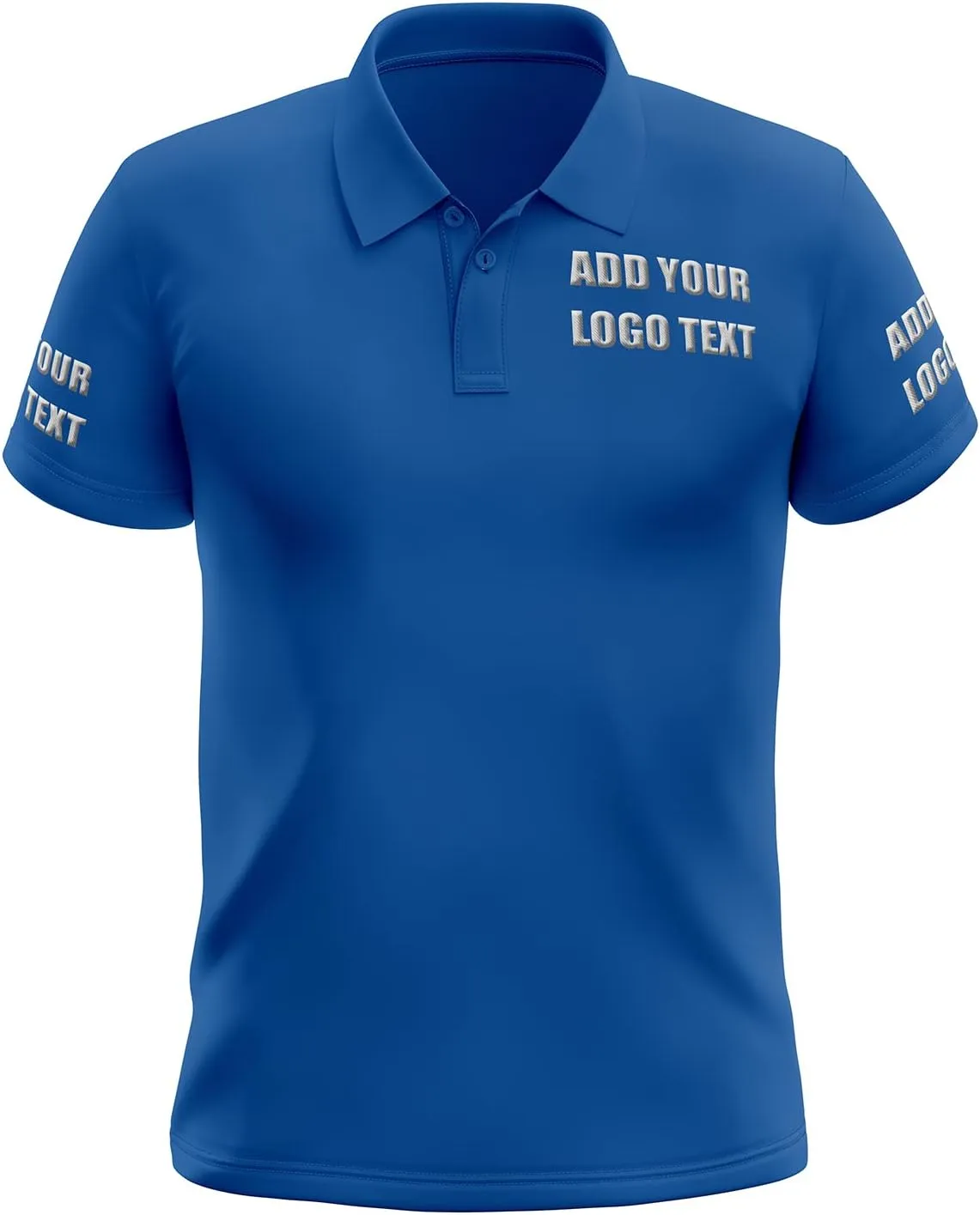 Custom Polo Shirts for Men Women Personalized Design Your Own Text Logo Name Embroidered Dry Fit Golf Shirt