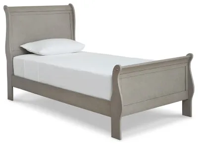 Kordasky Twin Sleigh Bed with Dresser