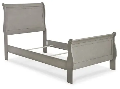 Kordasky Twin Sleigh Bed with Dresser