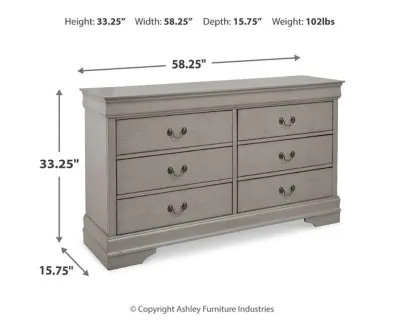 Kordasky Twin Sleigh Bed with Dresser