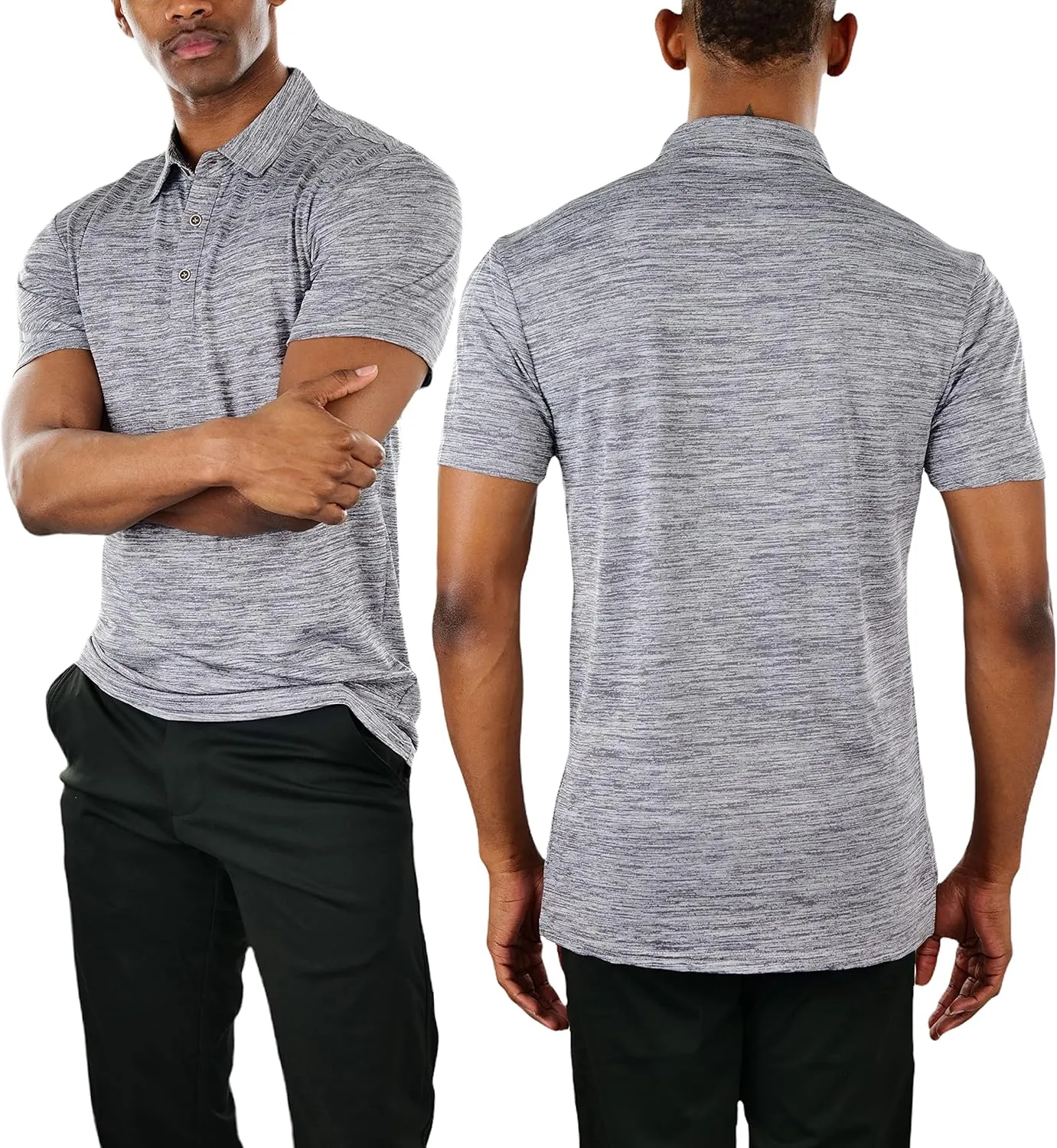ToBeInStyle Men's Classic Short Sleeve Active Polo Shirt