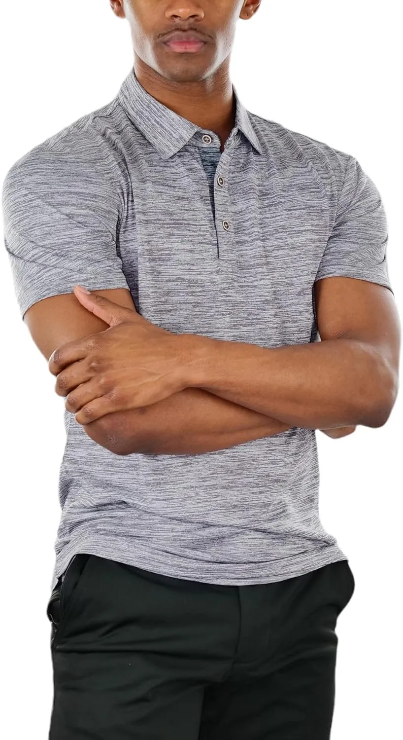 ToBeInStyle Men's Classic Short Sleeve Active Polo Shirt